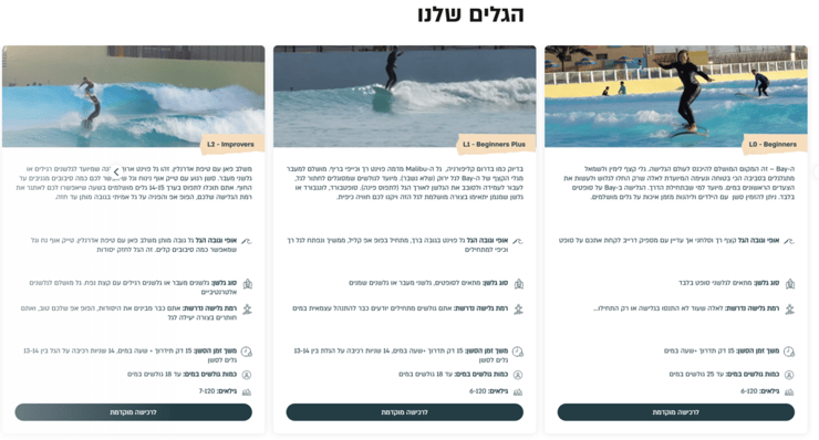 הסבר על סוגי הגלים בבריכה