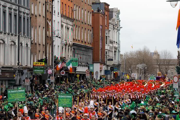 יום פטריק הקדוש דבלין אירלנד