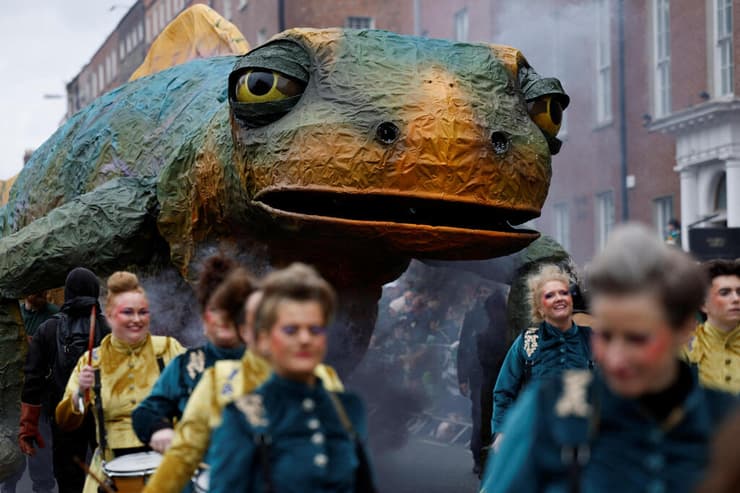 יום פטריק הקדוש דבלין אירלנד