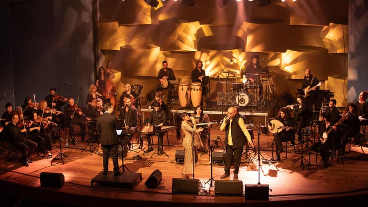 מתוך המופע של התזמורת האנדלוסית אשדוד שחוגג מוזיקה פרסית (צילום: שמוליק בלמס) מתוך המופע של התזמורת האנדלוסית אשדוד שחוגג מוזיקה פרסית