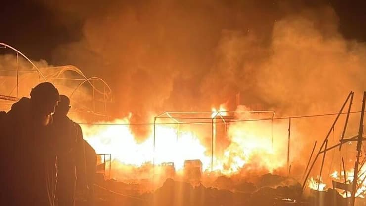 תיעוד מהתקיפות בחאן יונס צה״ל תוקף ברצועת עזה