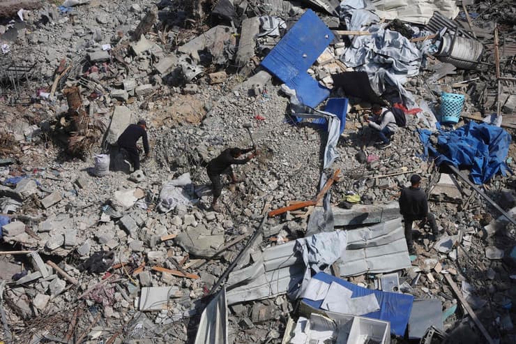 ההרס בשג'אעייה (צילום: Omar AL-QATTAA / AFP) שג'אעיה