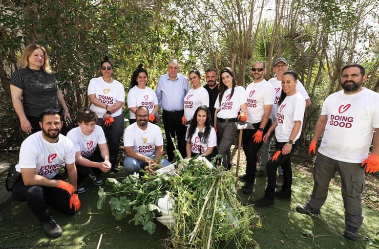 שיפוץ חצר בית אומנה ' אור שלום' על ידי שיטור קהילתי-מבשרת ציון 2