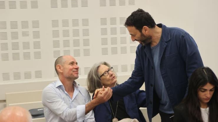 הדס שטייף בדיון (צילום: מוטי קמחי ) דיון בפרשת אפי נווה נגד הדס שטייף