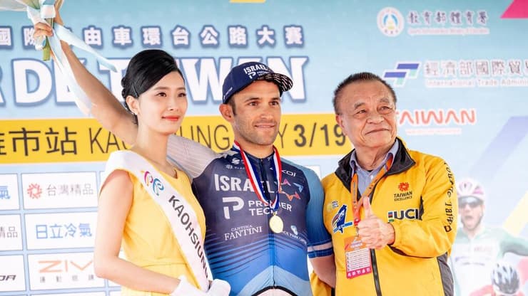 איתמר איינהורן (צילום : ישראל פרמייר טק) רוכב האופניים הישראלי איתמר איינהורן