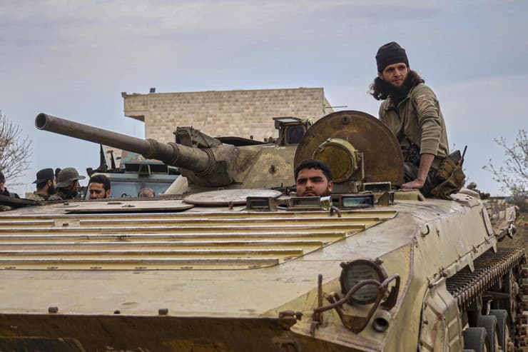 כוחות של סוריה בגבול עם לבנון בכפר חוש א-סיד עלי 17 במרץ