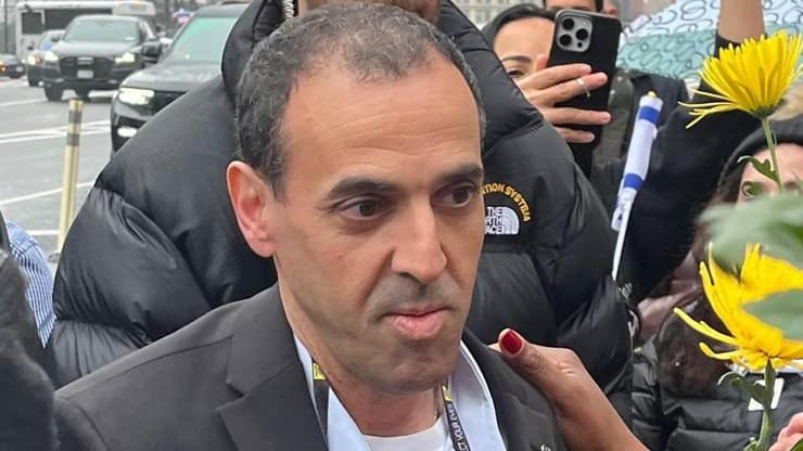קבלת פנים לאלי שרעבי בכניסה לאו"ם