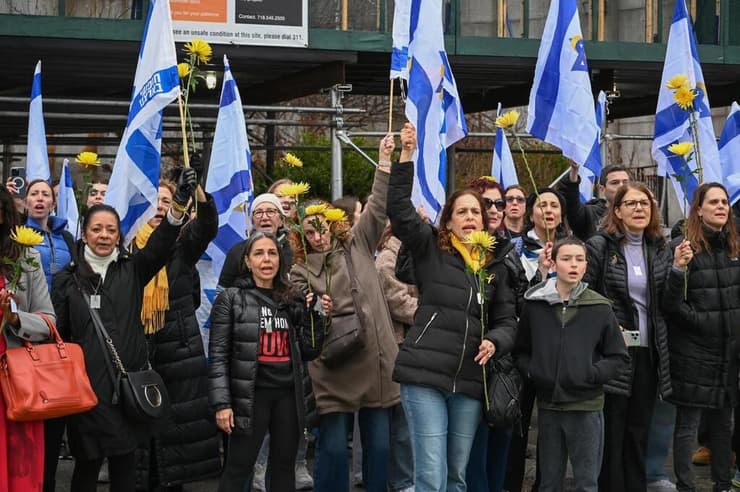 קבלת פנים לאלי שרעבי בכניסה לאו"ם