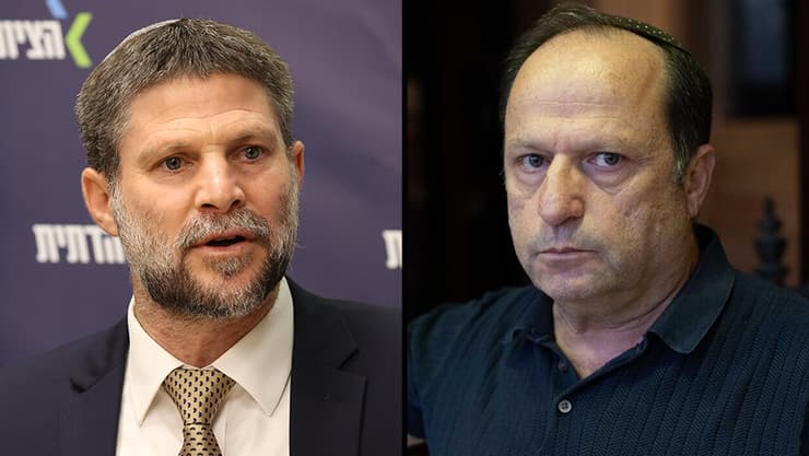 איציק בונצל ובצלאל סמוטריץ' (צילום: טל שחר, עמית שאבי) איציק בונצל בצלאל סמוטריץ'