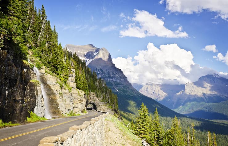כביש הדרך אל השמש, Glacier National Park