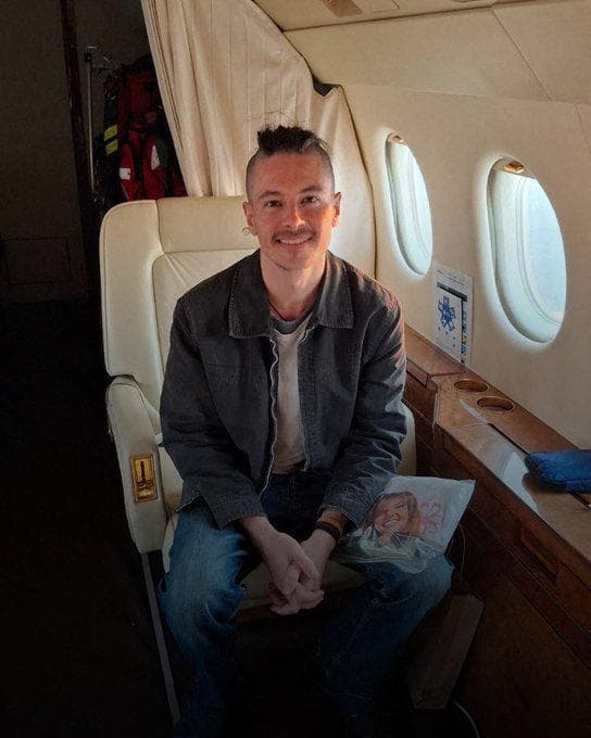 אוליבייה גרונדו אזרח צרפת שנעצר ב איראן באוקטובר 2022 במטוס אחרי שחרורו