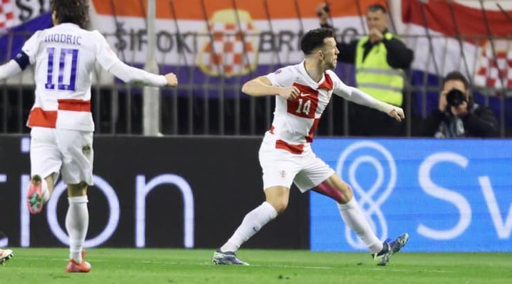 איבן פרישיץ' ולוקה מודריץ' חוגגים (רויטרס) איבן פרישיץ' ולוקה מודריץ' חוגגים