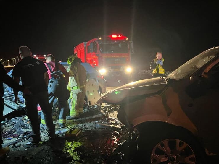 תאונת דרכים במרחב נגב בין 2 כלי רכב פרטיים בכביש 90 בסמוך לספיר