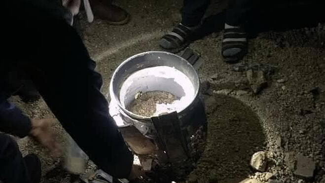 רסיסי יירוט הטיל תימני נפלו בחברון