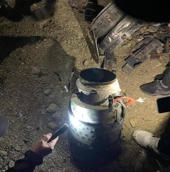 רסיסי יירוט הטיל תימני נפלו בחברון