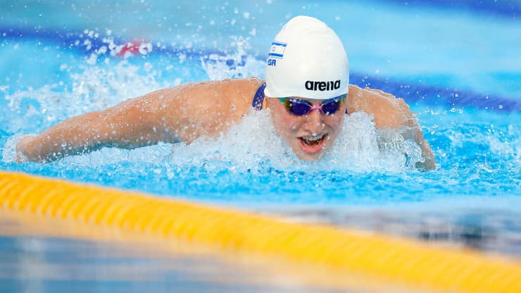 לאה פולונסקי (צילום: סימונה קאסטרווילארי, איגוד השחייה) פולונסקי