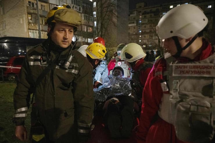 צילום: Genya SAVILOV / AFP אוקראינה קייב מתקפה רוסית