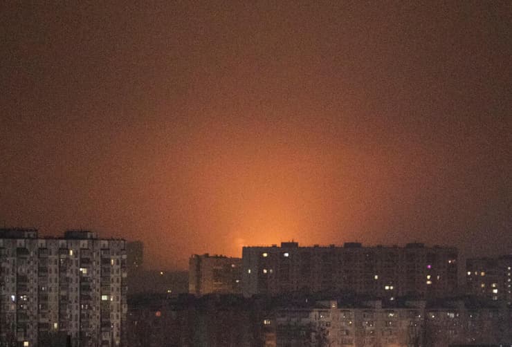 צילום: REUTERS/Vladyslav Sodel אוקראינה קייב מתקפה רוסית