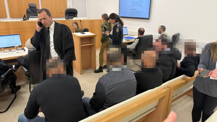 דיון בבית הדין הצבאי בית ליד בפרשת שדה תימן, חשד להתעללות בעצור פלסטיני