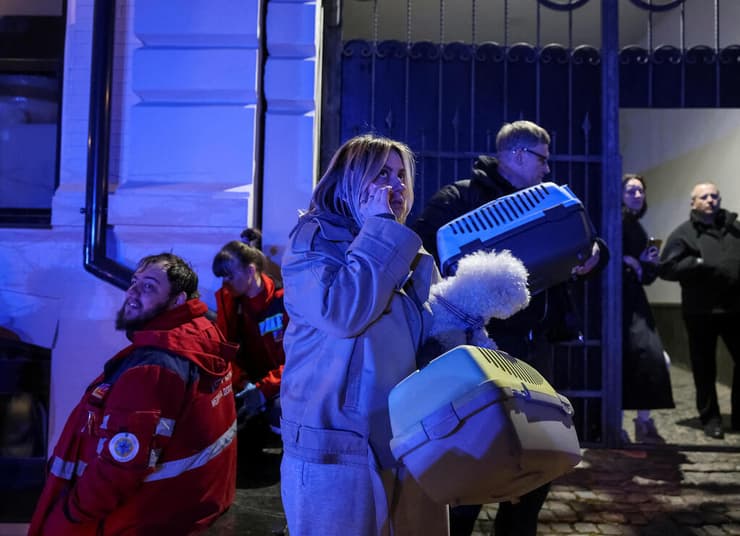 צילום: REUTERS/Stringer אוקראינה קייב מתקפה רוסית