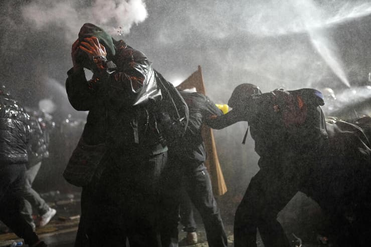 צילום: AP Photo/Francisco Seco טורקיה איסטנבול הפגנות הפגנה מחאה על מעצר ראש העיר