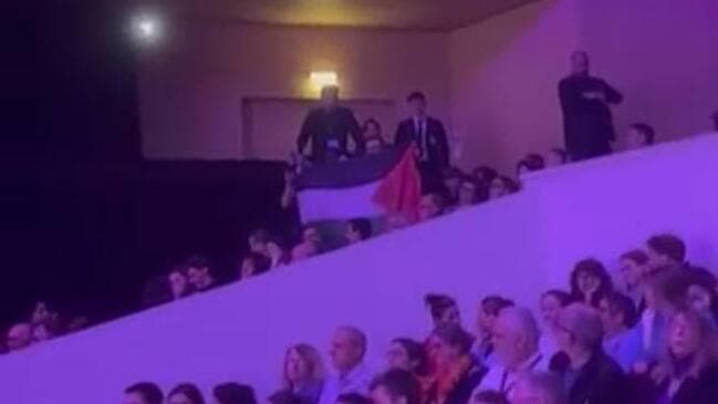 מחאה פרו-פלסטינית בפסטיבל סירייס מאניה