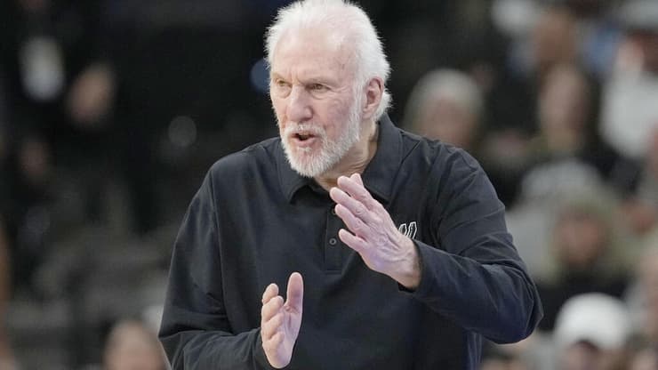 השחקנים מתגעגעים אליו. פופוביץ' (צילום:AP Photo/Eric Gay, File) גרג פופוביץ'