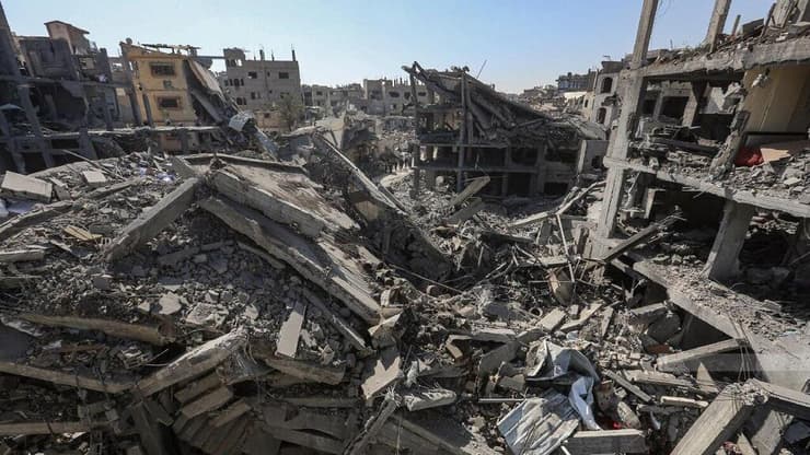 התמונה עגומה עולה מהסקר מבחינתה של ישראל. ההרס בעזה שכונת שג'אעיה לאחר תקיפות חיל האוויר