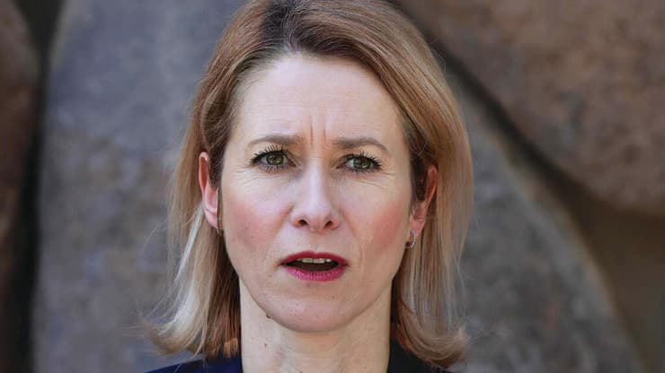 קאיה קאלאס, שרת החוץ של האיחוד האירופי (צילום: MENAHEM KAHANA, איי-אף-פי) yk14309156