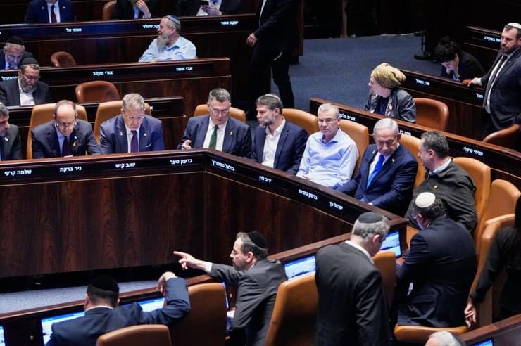 ראש הממשלה בנימין נתניהו במליאת הכנסת