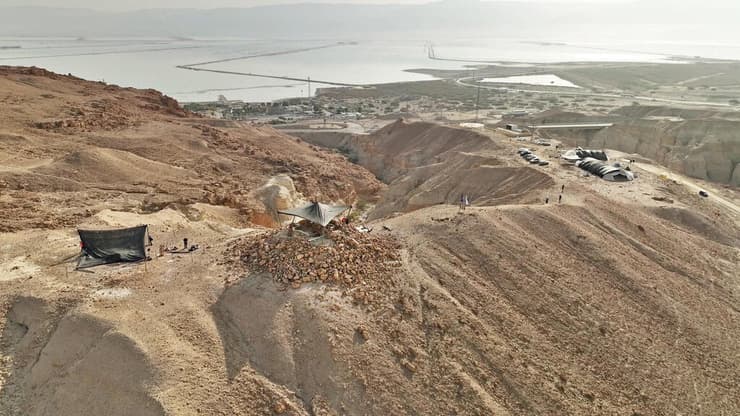 האתר ההיסטורי, צילום מהאוויר