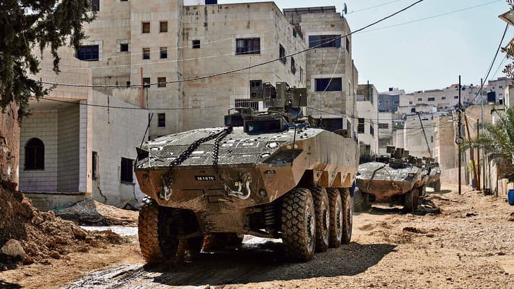 ריווח המחנה יאפשר תמרון יעיל ומהיר. צה"ל פועל בג'נין, החודש (צילום: אי־פי, Majdi Mohammed) yk14310584