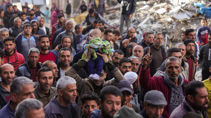 הפגנה נגד חמאס ברצועת עזה