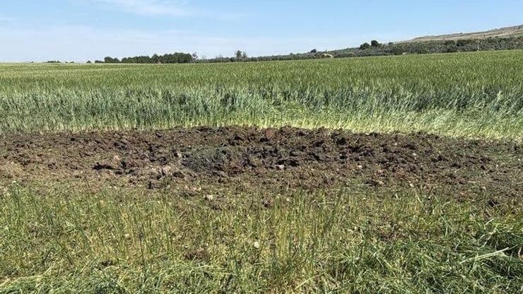 שברי מיירט נפל בשטחים פתוחים באזור השפלה