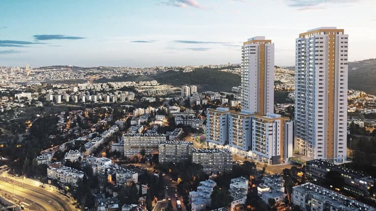 הדמיית פרויקט קרסו בוטניק בירושלים