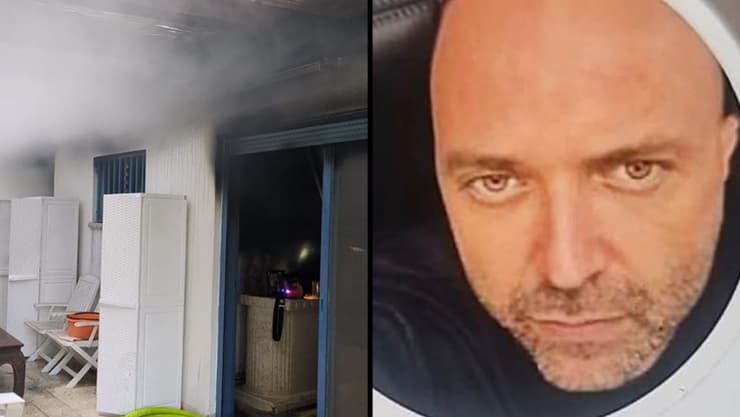 אריק בן דרור והשריפה בקיסריה (צילום: דוברות כבאות והצלה) אריק אריה בן דרור, נהרג בשריפה בקיסריה