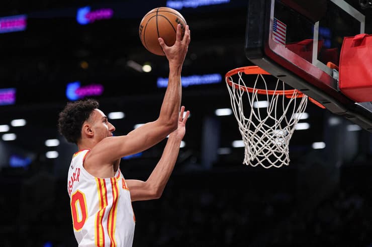 כישרון על. זקארי ריזאשה (Vincent Carchietta/Reuters) שחקן אטלנטה הוקס זקארי ריזאשה