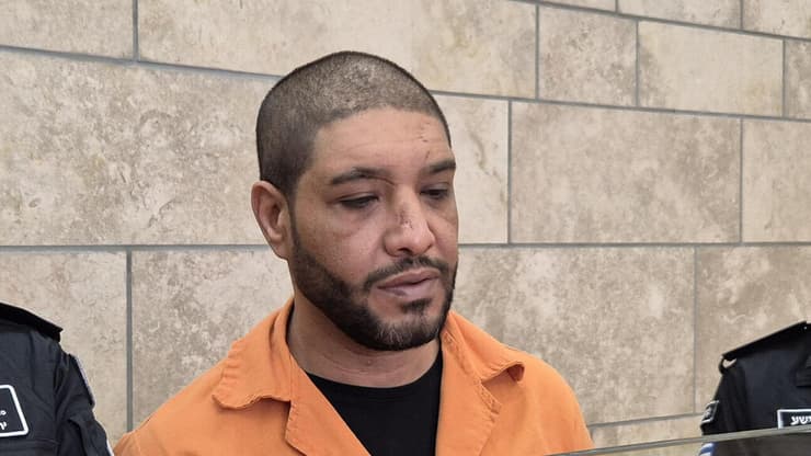 עאדל הייב בבית המשפט המחוזי בנצרת, היום (צילום: נחום סגל) גזר דינו של עאדל הייב, שהורשע לאחר ערעור באונס קשישה