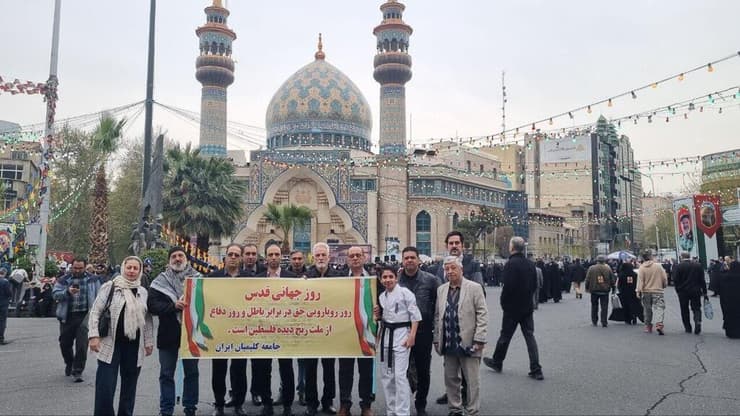 שלטים נגד ישראל בטהרן