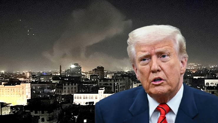 נשיא ארה"ב טראמפ. קרוב לחודש של תקיפות נגד החות'ים בתימן