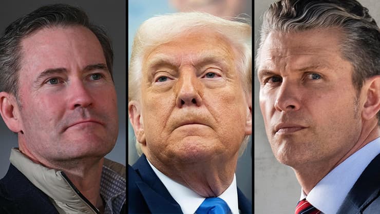 פיט הגסת' דונלד טראמפ מייק וולץ