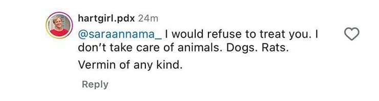 קמישה הארט אחות אנטישמית מאורגון פוטרה בגלל התבטאותיותיה