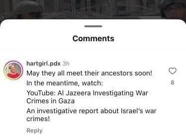 קמישה הארט אחות אנטישמית מאורגון פוטרה בגלל התבטאותיותיה