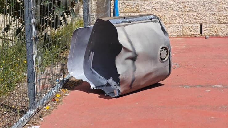 צילום: דוברות צור הדסה רסיס בבית ספר בצור הדסה