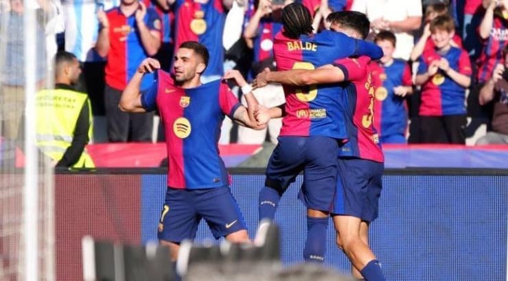 פראן טורס חוגג ואיתו שאר הקבוצה