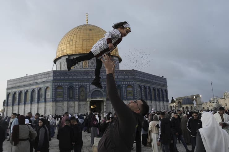 עיד אל פיטר מסגד אל אקצה ירושלים
