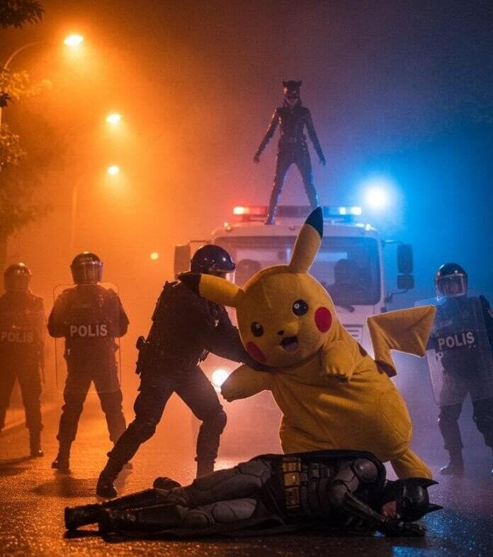 טורקיה הפגנות פיקאצ'ו