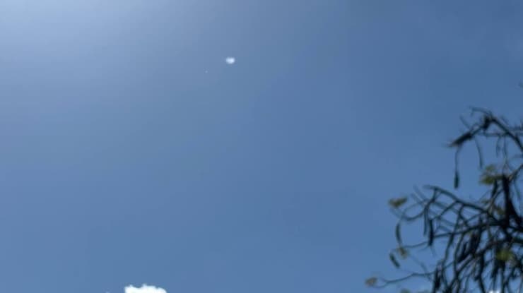 היירוט מבאר יעקב תיעוד היירוט מעל באר יעקב