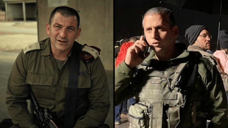 אלוף משנה רועי צוויג מפקד החטיבה המרחבית שומרון, אל"מ אפרים אבני