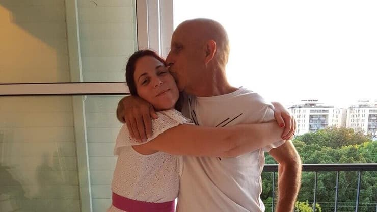 נגה יצחק עם אביה רון יצחק